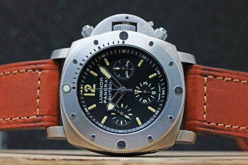 OFFICINE PANERAI Luminor Submersible Chrono SLYTECH 47mm black Dial Special Edition PAM00202